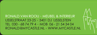 MyCastle, Ronald van Rooij. Meubel & interieur.